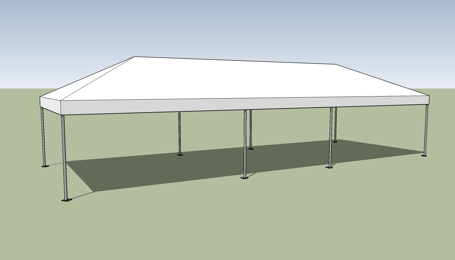 15x40 party tent